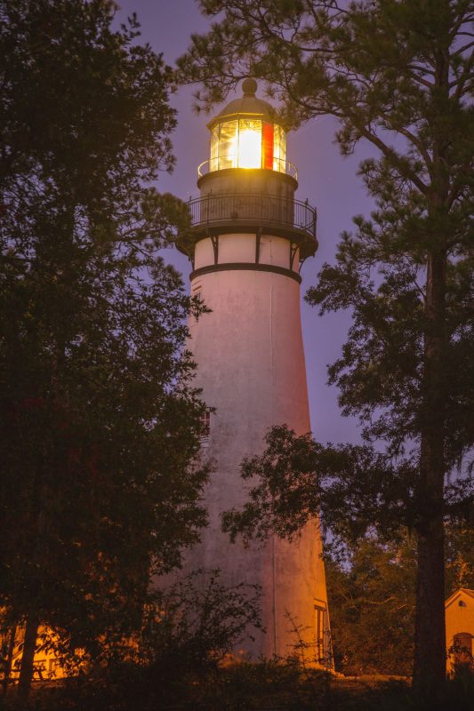 Lighthouse located on Amelia Island